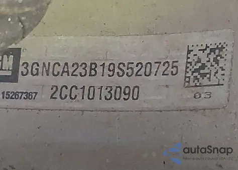 2009 Chevrolet Hhr Lt from USA, damaged, VIN 3GNCA23B19S520725